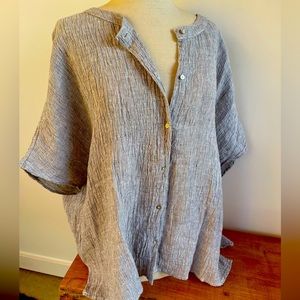 Tahari Linen Tunic